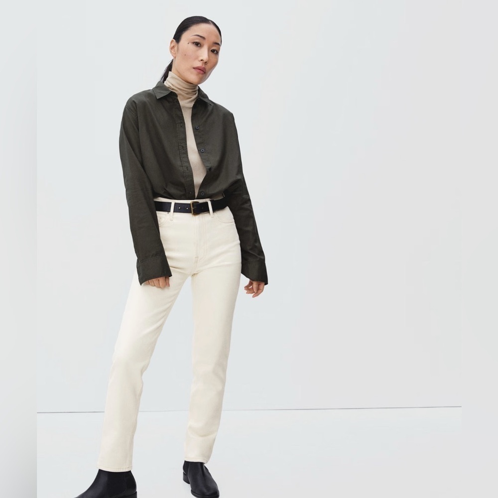 Everlane Ecru The Original Cheeky® Jean